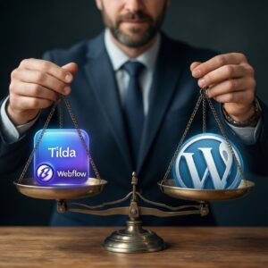 Как выбрать платформу для сайта: tilda/webflow/wordpress или кастомная разработка