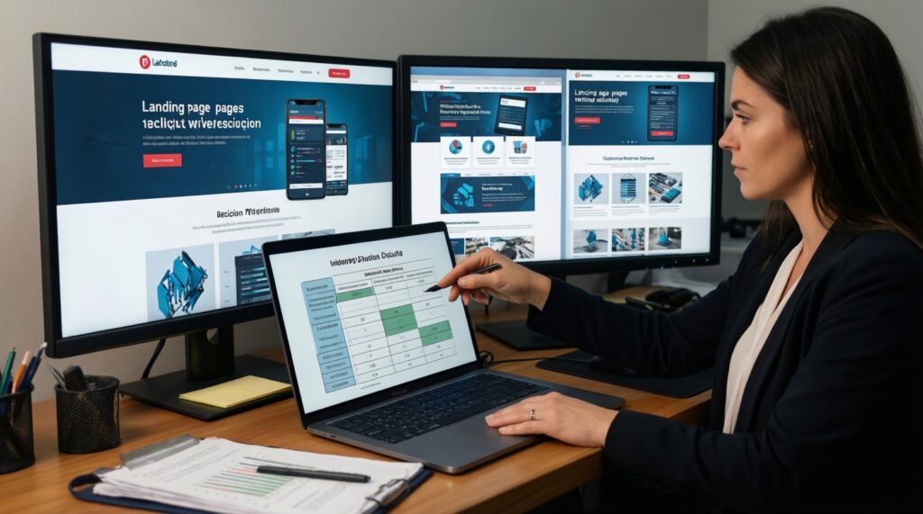 Лендинг vs многостраничник: как выбрать формат под задачу бизнеса - иллюстрация