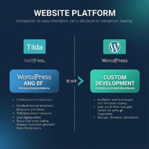 Как выбрать между tilda, wordpress и кастомной разработкой по простой схеме решения
