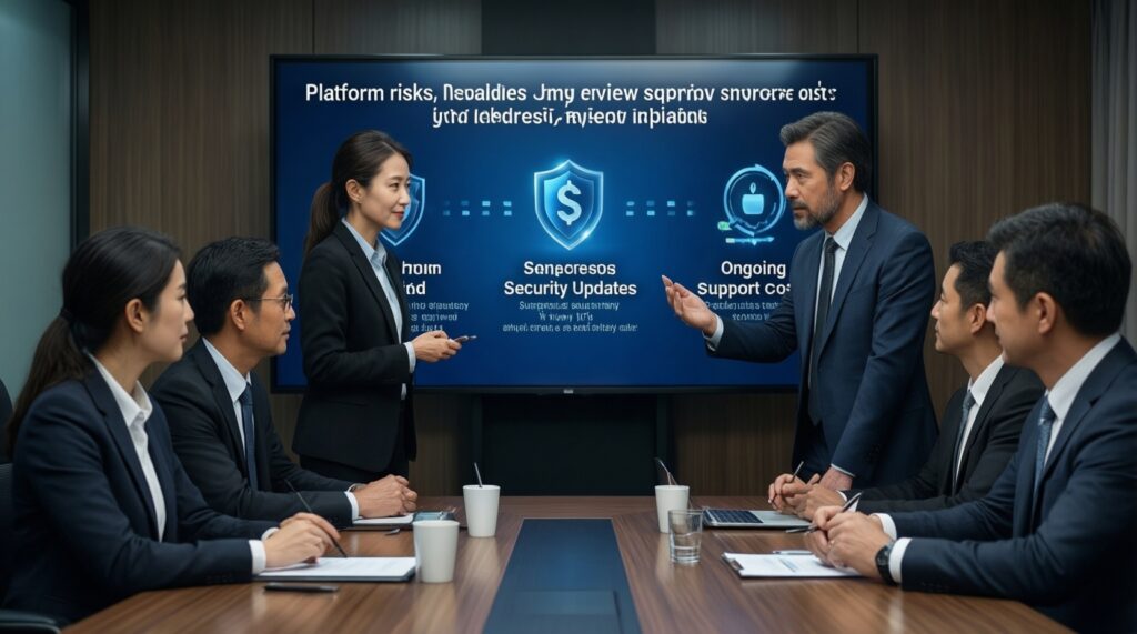 Как выбрать CMS: WordPress, 1C‑Битрикс, Tilda или кастомная разработка - по задачам и бюджету - иллюстрация