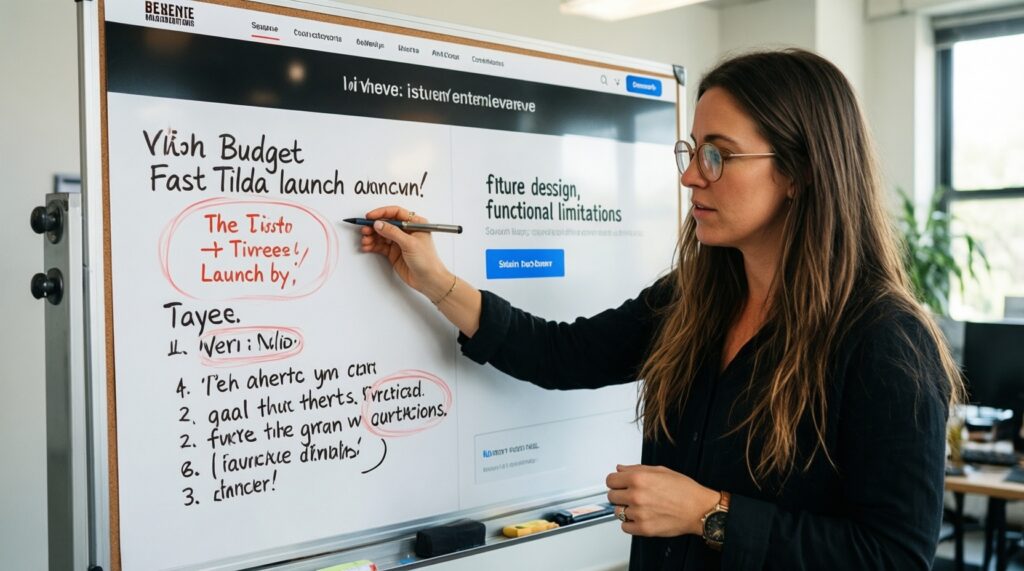 Как выбрать CMS: WordPress, 1C‑Битрикс, Tilda или кастомная разработка - по задачам и бюджету - иллюстрация