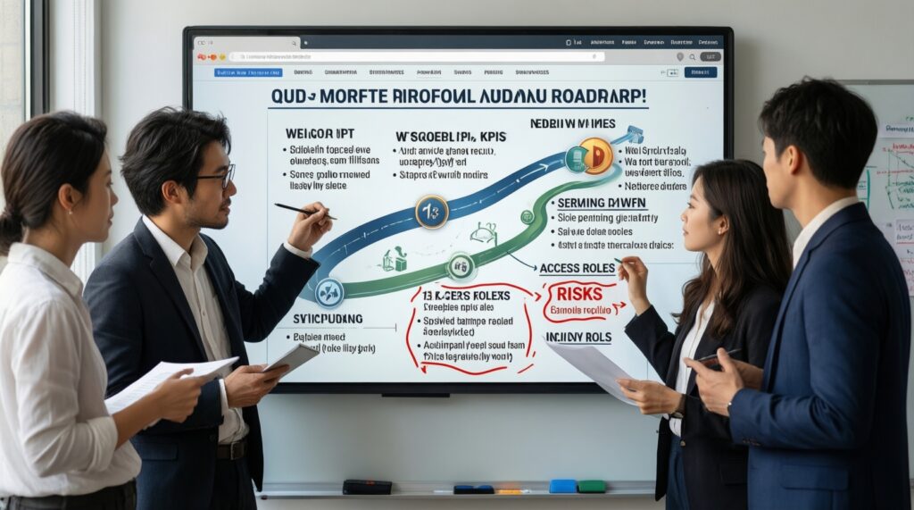 Чек‑лист подготовки к разработке: бриф, контент, цели, KPI - иллюстрация