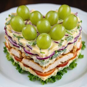 Салат «Тиффани» с курицей и виноградом: пошаговый рецепт и эффектная подача